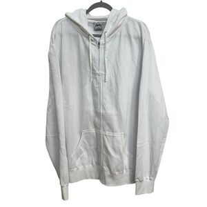 APX Men's White Zip-Up Hoodie Size 3XL